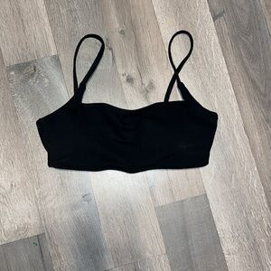 Amazon Black Strappy Crop Top